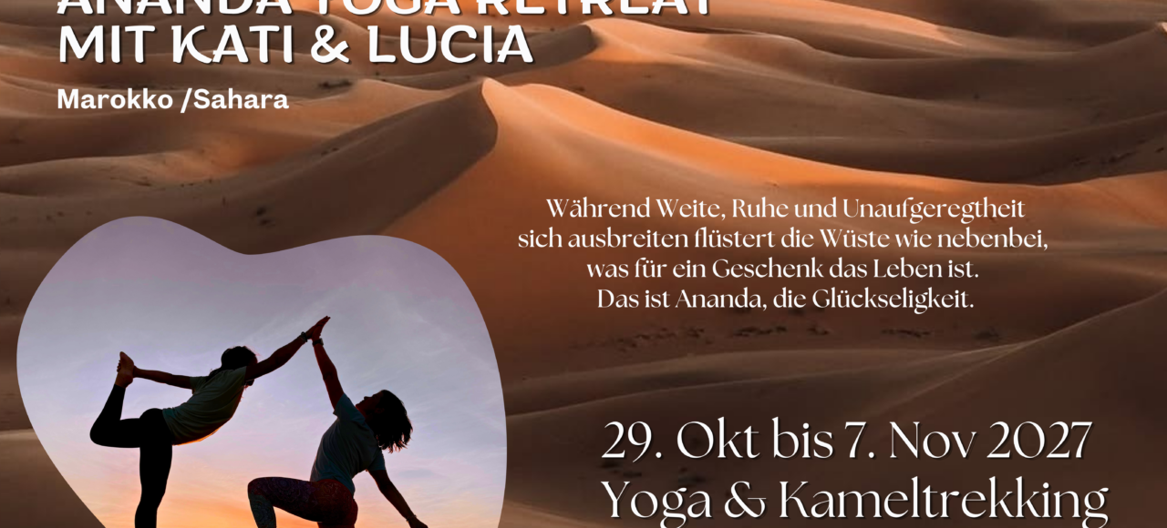Ananda Yoga retreat cameltrekking Marokko