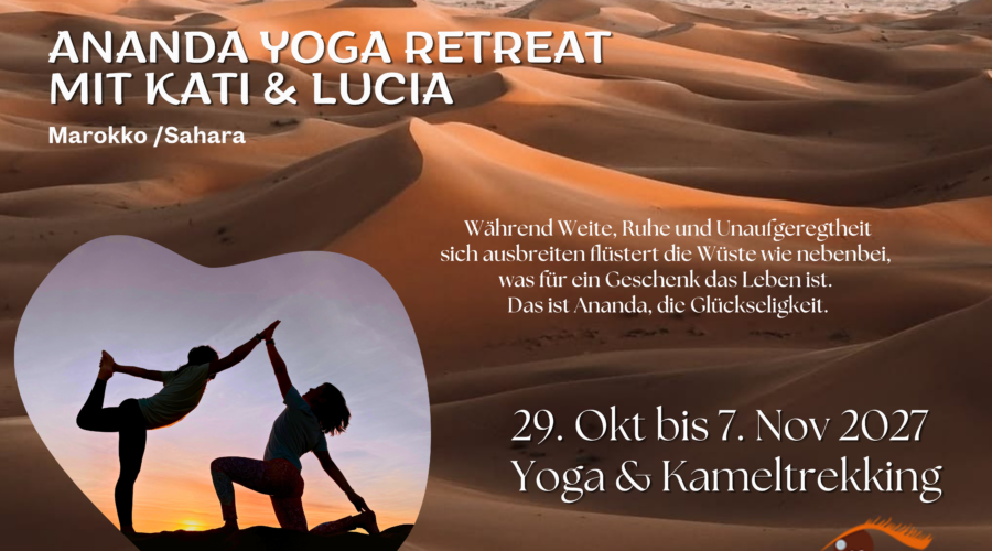 Ananda Yoga retreat cameltrekking Marokko